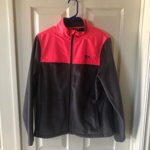 Fila Neon Pink and Charcoal Jacket